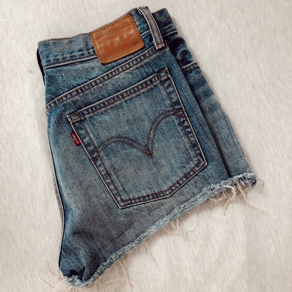 Levis denim shorts